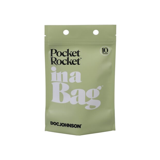 Doc Johnson Pocket Rocket mini Vibrator schwarz
