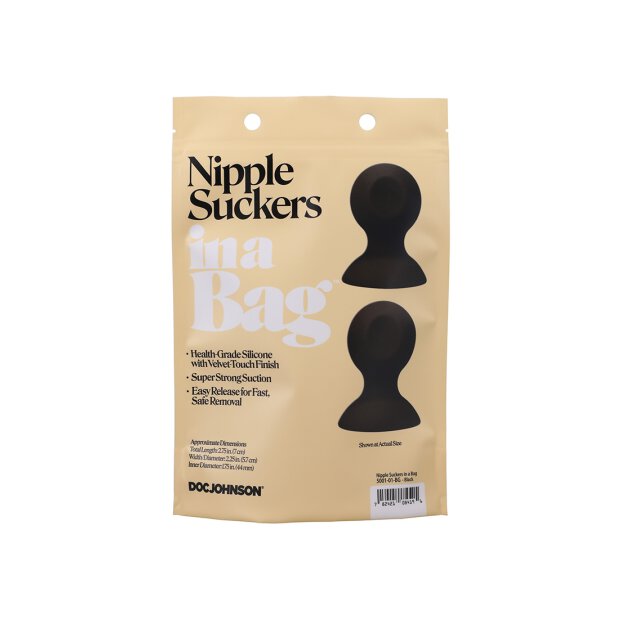 Doc Johnson - Nipple Suckers schwarz