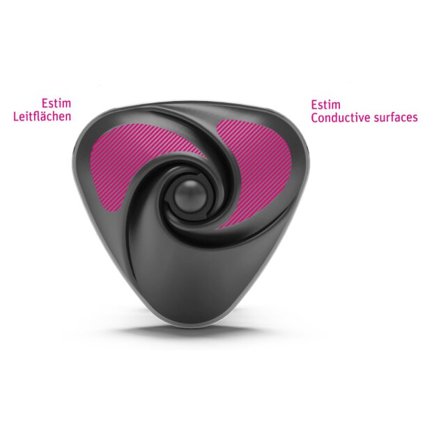 Mystim Hearts Desire eStim layon vibrator black