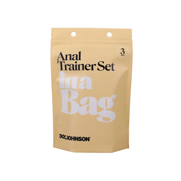 Doc Johnson Anal Plug Training Set unterschiedliche Größen schwarz