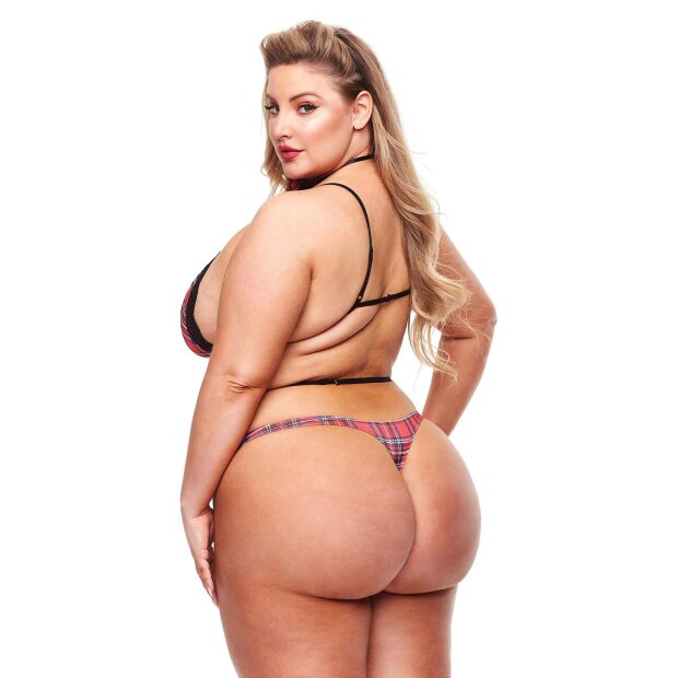 Teachers Pet 3 Pc Baddie Schoolgirl Set, Queen Size