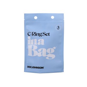 Doc Johnson Penis C-Ring 3 Set schwarz
