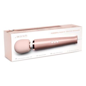 Le Wand Powerful Plug-In Wand-Massager Ros&eacute;