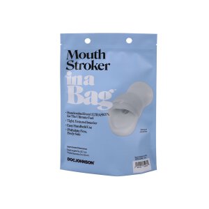 Doc Johnson Mouth Stroker Masturbator transparent