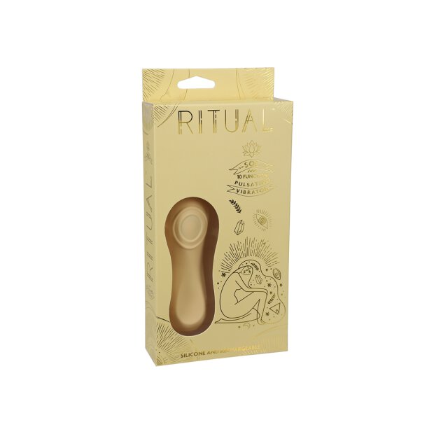 Doc Johnson Sol Wiederaufladbarer pulsierender Vibrator gelb