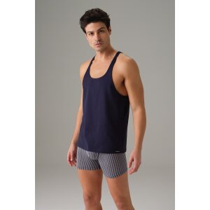 Doreanse Herren Baumwolle Schwimmer Sport Tank Top Black XXL