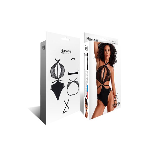 Demoniq Lady X Collection - Perla - Black - S - XXL