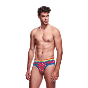 Rainbow Hearts Brief S/M - L/XL
