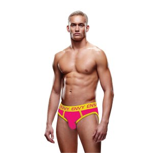 Solid Envy Jock Pink Yellow S/M - L/XL