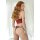 Lace Bandeau and Thong Set - Burgundy - S/M