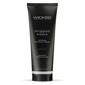 Wicked Sensual Massage Cream 120ml Stripped And Bare...