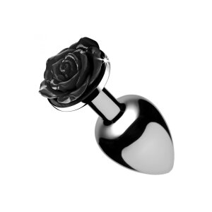 Booty Sparks Anal Plug M Black Rose 3,4 cm