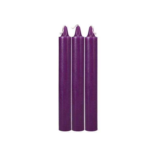 Doc Johnson Japanese drip candles 3 pieces purple