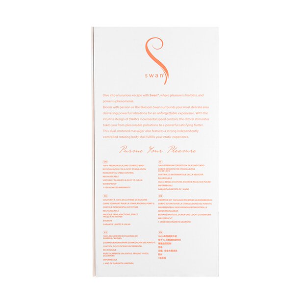 Swan The Blossom Swan Rotating & Vibrating Peach