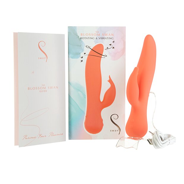 Swan The Blossom Swan Rotating & Vibrating Peach