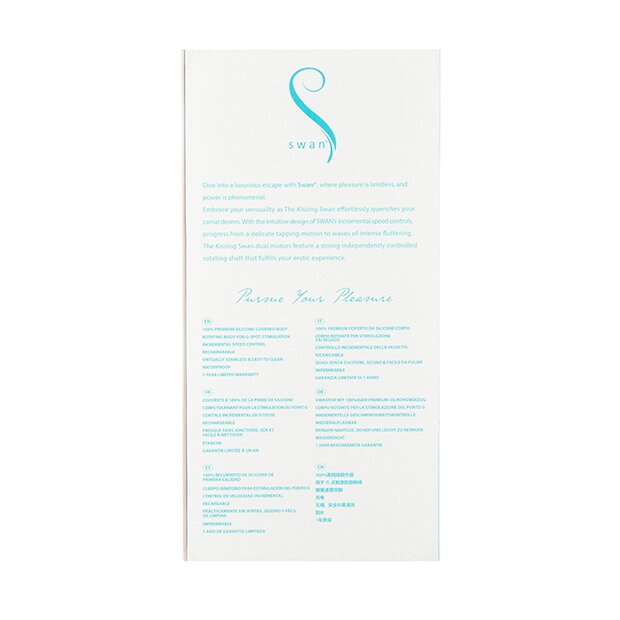 Swan The Kissing Swan Rotating & Vibrating Blue