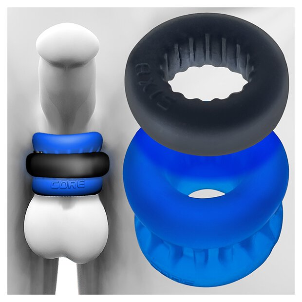 Oxballs - Ultracore Core Ballstretcher with Axis Ring Blue Ice