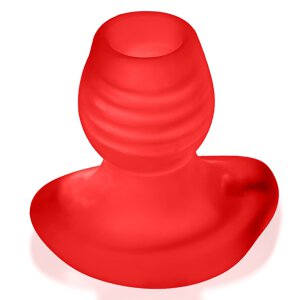 Oxballs - Glowhole-2 Hollow Buttplug with Led Insert Red...