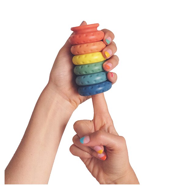 Ohnut Classic Soft Buffer Rings Pride Rainbow