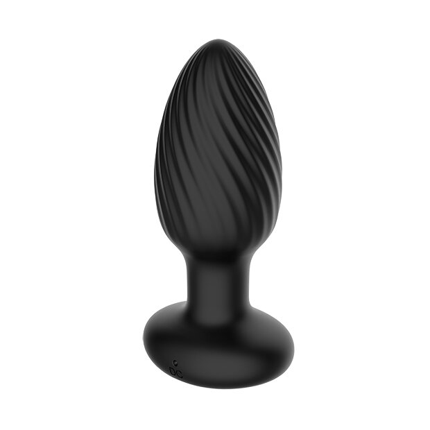 Nexus Tornado Remote Control Rotating Butt Plug Black