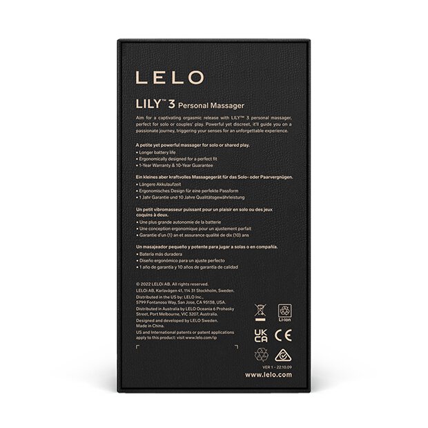 Lelo Lily 3 Personal Massager Polar Green