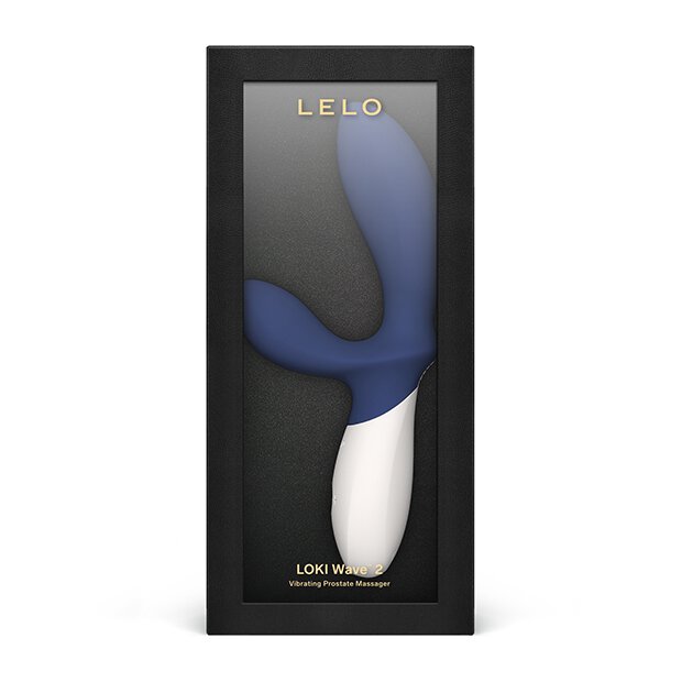 Lelo Loki Wave 2 Vibrating Prostate Massager Base Blue