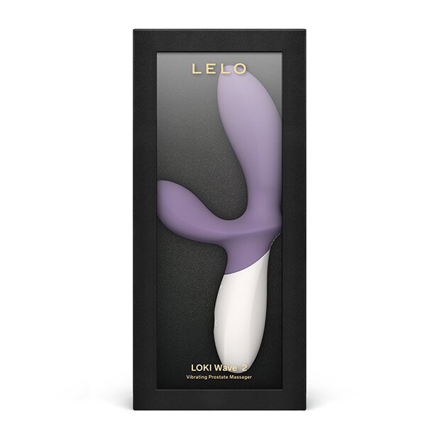 Lelo Loki Wave 2 Vibrating Prostate Massager Violet Dusk