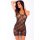 Festival Flirt Net Dress Black Onesize - Queensize