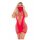 Masquerade Mask Dress Red Onesize - Queensize