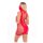 Masquerade Mask Dress Red Onesize - Queensize