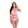 Neon Dreams Bra Set Pink Onesize - Queensize