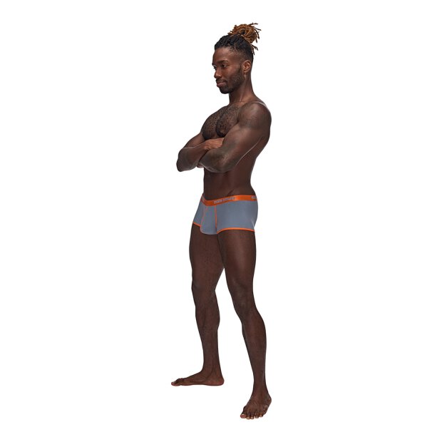 Boxershorts Grey and Orange S - XL