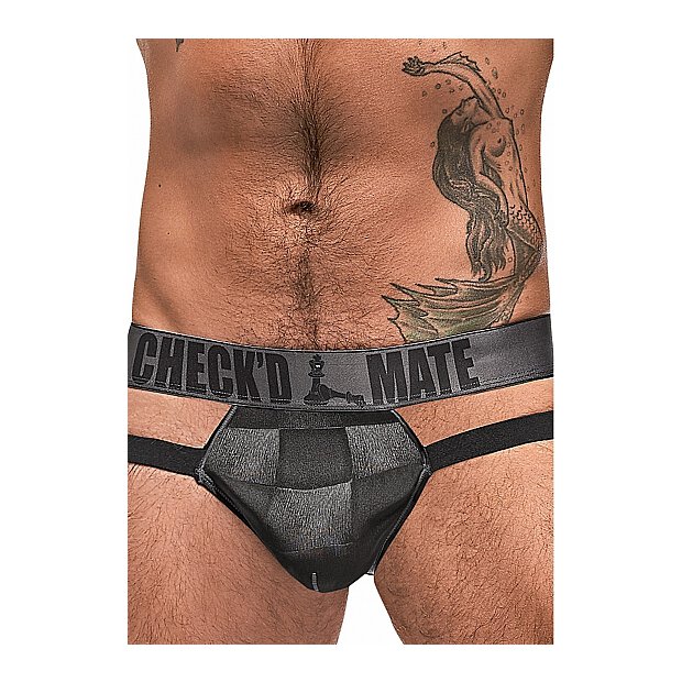 Cutout Jock checker board pattern S - XL