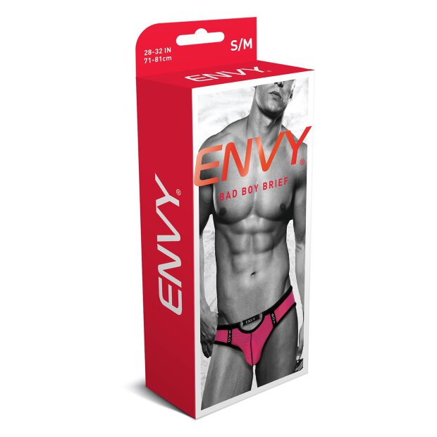 Envy Bad Boy Brief Pink S - XL