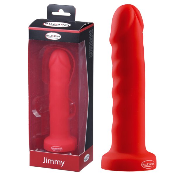 MALESATION Jimmy Dildo Red  - 17,7 cm
