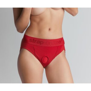 Strap-on-me Heroine Harness red S