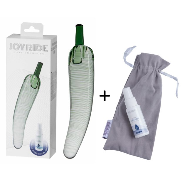 JOYRIDE Premium GlassiX Set 06 transparent, vert 22 cm