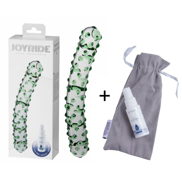 JOYRIDE Premium GlassiX Set 14 transparent, vert 23 cm