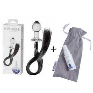 JOYRIDE Premium GlassiX Set 16 schwarz 8,5 cm Ø...