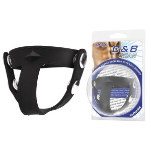 BLUE LINE C&B GEAR Silicone T-style Cock Ring With...