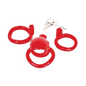 MALESATION Chastity Cage Red
