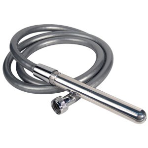 JOYDIVISION Alu-Intimduschstab silber m. Schlauch