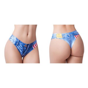 Mem&egrave;Me Jeans American Flag Thong M
