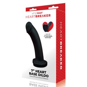 Heartbreaker 7 Inch Silicone Dildo Heart Base 17,7 cm