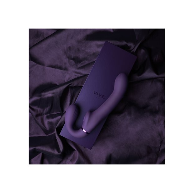 Ai - Dual Vibrating & Air Wave Tickler Strapless Strapon