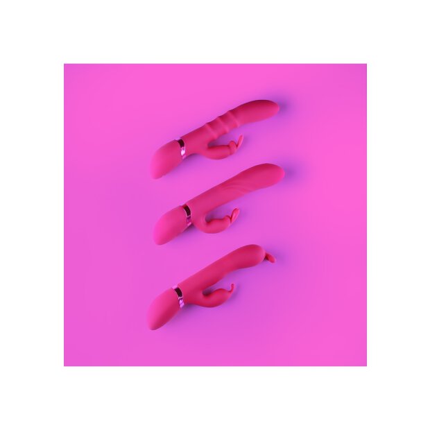 Gada - Vibrating Bunny Ear G-Spot Rabbit with Pulse Wave Shaft