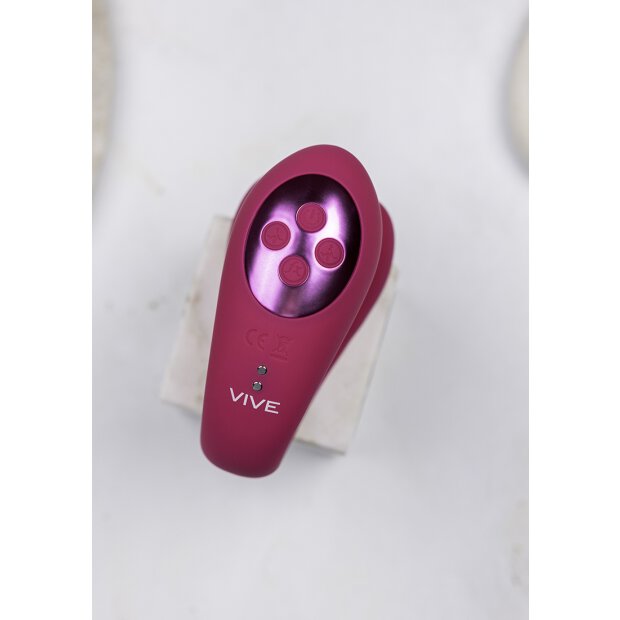 Yoko - Triple Action Vibrator Dual Prongs with Clitoral Pulse Wave