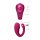 Yoko - Triple Action Vibrator Dual Prongs with Clitoral Pulse Wave