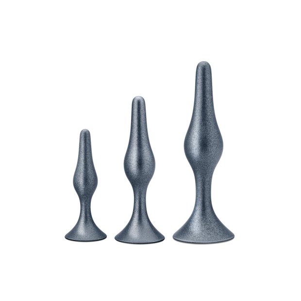 Anal Adventures Matrix Genesis Plug Kit Stellar Silver