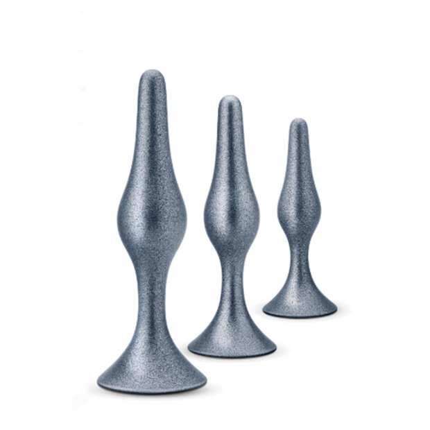 Anal Adventures Matrix Genesis Plug Kit Stellar Silver